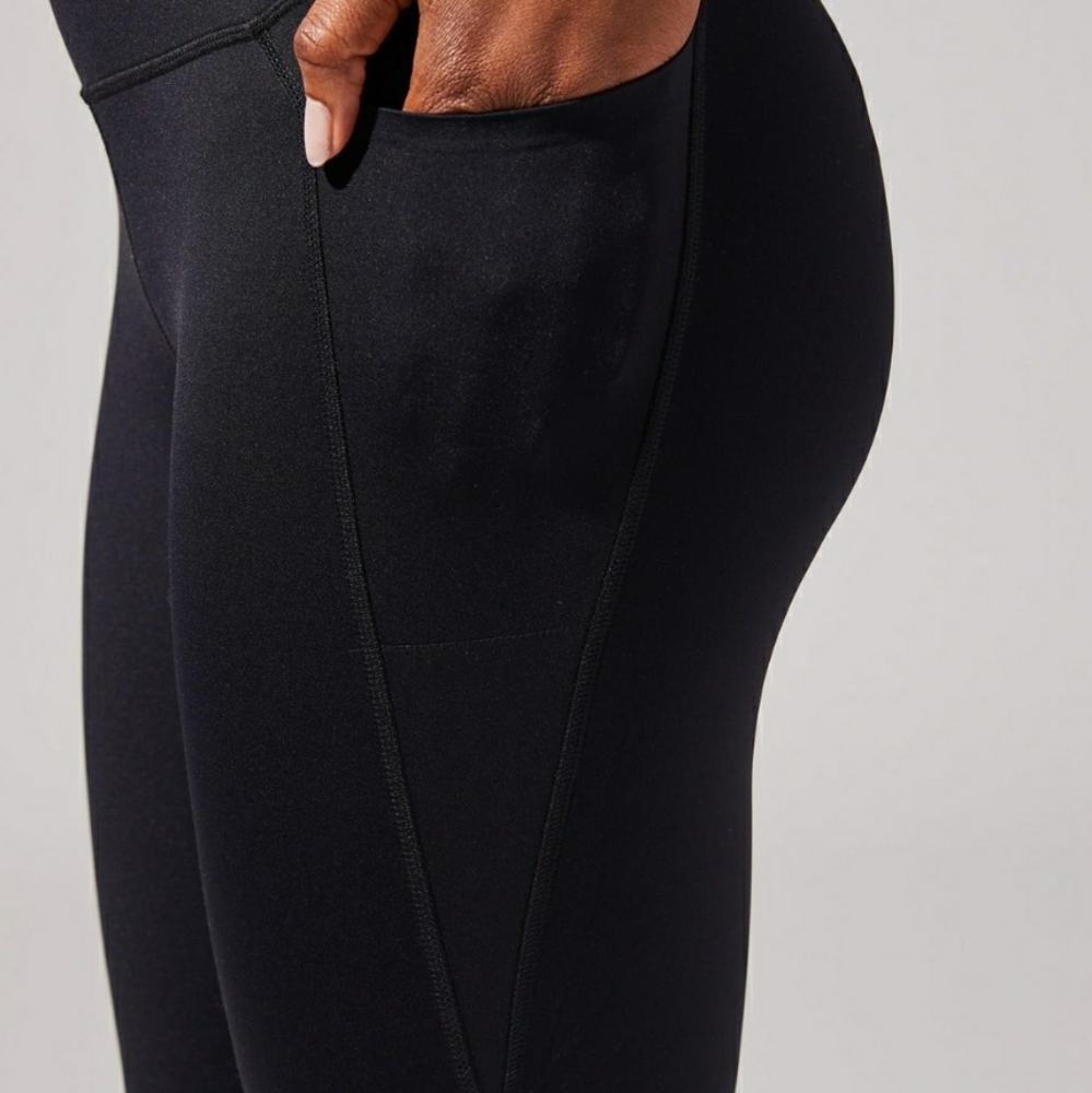MPG Prosper High Waisted Side Pocket Legging Black